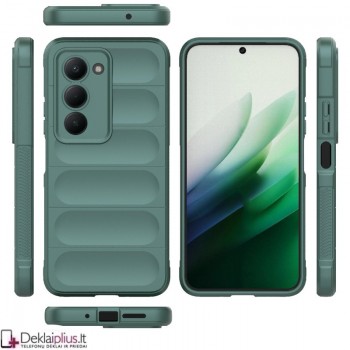 Magic Shield guminis dėklas su kameros apsauga - žalias (Xiaomi Redmi 15 5G) Magic Shield guminis dėklas su kameros apsauga - žalias (Xiaomi Redmi 15 5G)